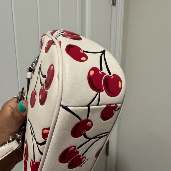 Coach Cherry Terry Shoulder Bag - Picture 9 of 11